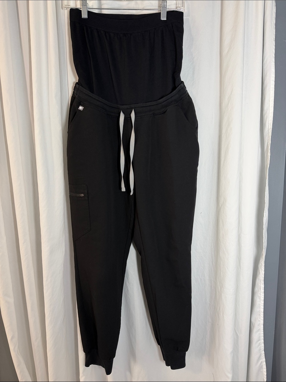 Figs Black Maternity Jogger